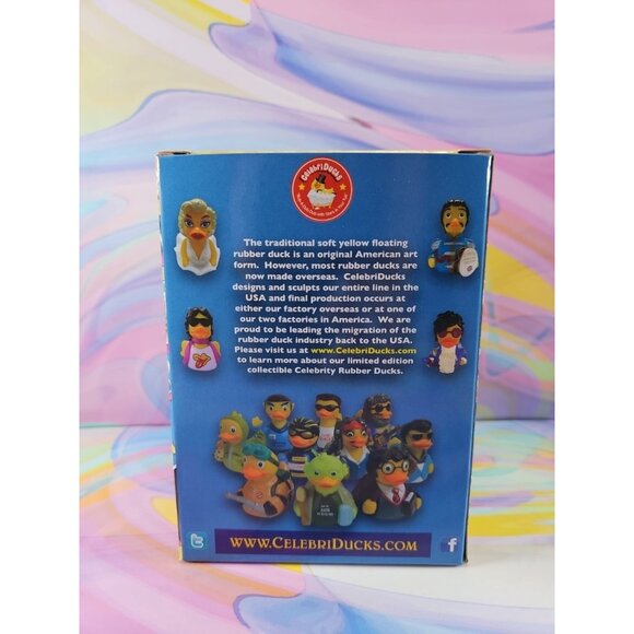 Celebriducks Born to Sun Rubber Duck Collectible New in Box Music - Picture 7 of 7